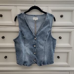 RISEN Denim Women's Vest XL